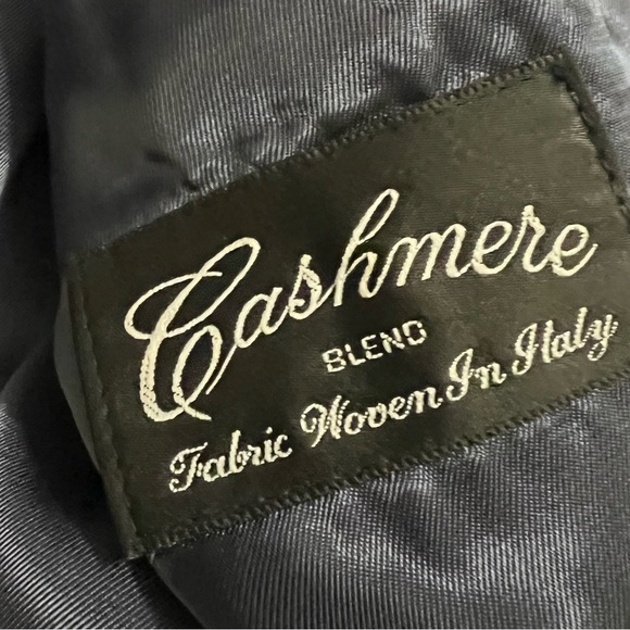 Andrew Fezza Cashmere Blend Italy Gray Winter Coat Men High Quality - Picture 6 of 9